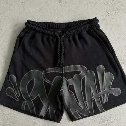 Synaworld ‘Syna Logo’Shorts- Black and Gray