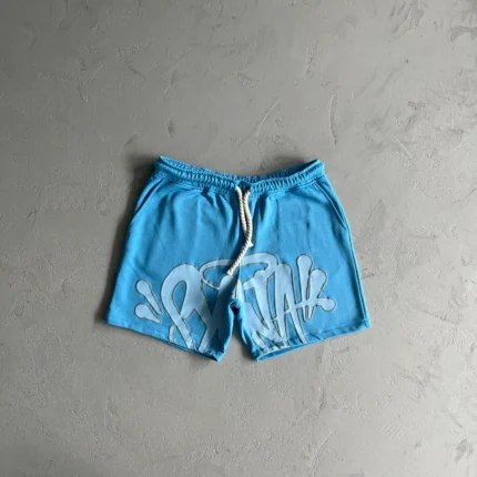 Synaworld ‘Syna Logo’ Shorts- Blue and Gray