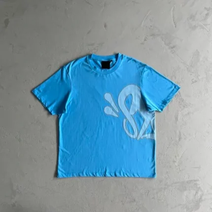 Synaworld ‘Syna Logo’ T-Shirt- Blue and Gray